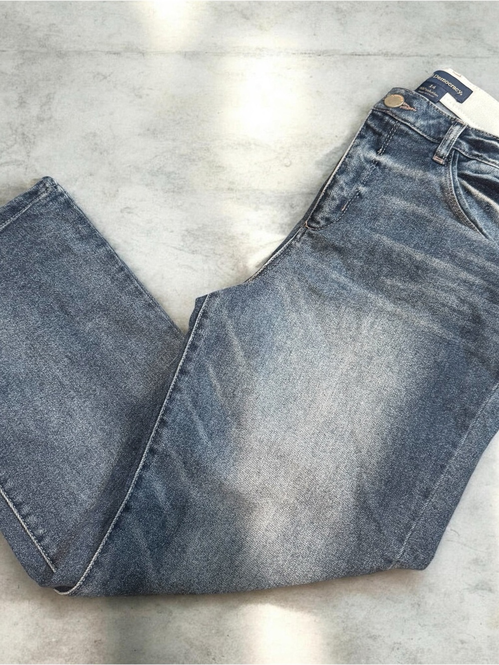 Democracy Women’s Faded Blue Jeans